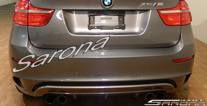 Custom BMW X6  SUV/SAV/Crossover Rear Bumper (2008 - 2014) - $980.00 (Part #BM-034-RB)